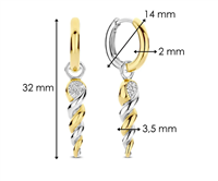 Ohrringe Ti Sento Milano Dame Charming in Silber Zirconia 78020ZY - 78020ZY